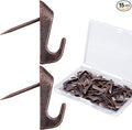 Hotop 15 Pieces 20 Lbs Pin Hooks Push pin Hangers Metal Hooks Picture Hanging by HOTOP