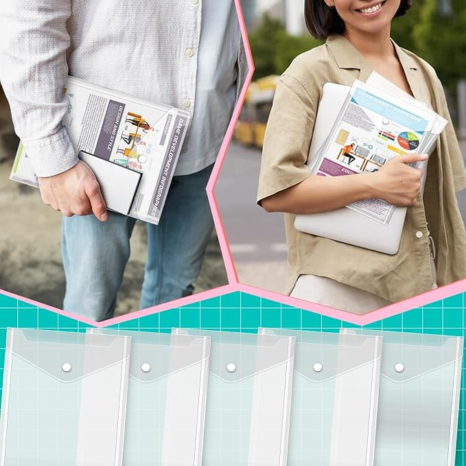 Vmiapxo 20 Pcs Plastic Envelopes - Image 7