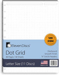 Eleven Discs Discbound Paper, Letter Size Dot Grid Sheets by ElevenDiscs