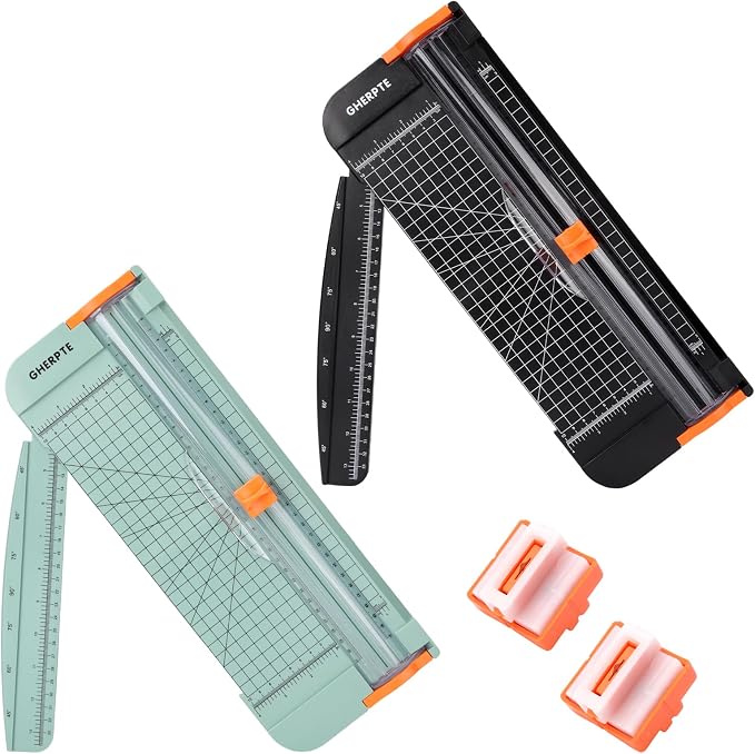 2 Set A4 Paper Cutter 12 Inch Titanium Paper Trimmer Scrapbooking Tool by GHERPTE