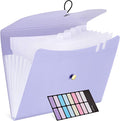 JARLINK 7 Pockets Expanding File Folder, A4 Size Accordion File Folders by JARLINK