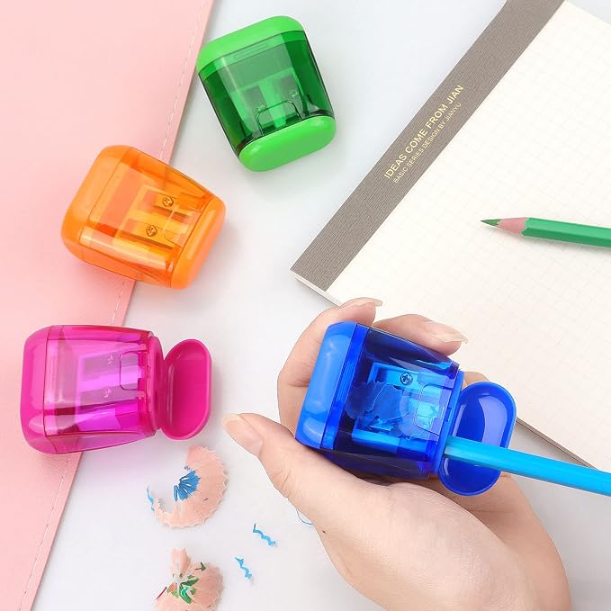 8 Pack Pencil Sharpener Manual, Double Holes - Image 3