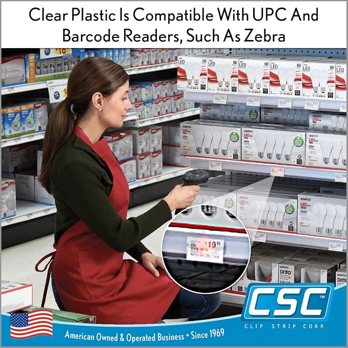 Price/Data Channel Label Holder Chips, 250 Pack, 7.5 Mil Thick, Gondola Shelf - Image 7