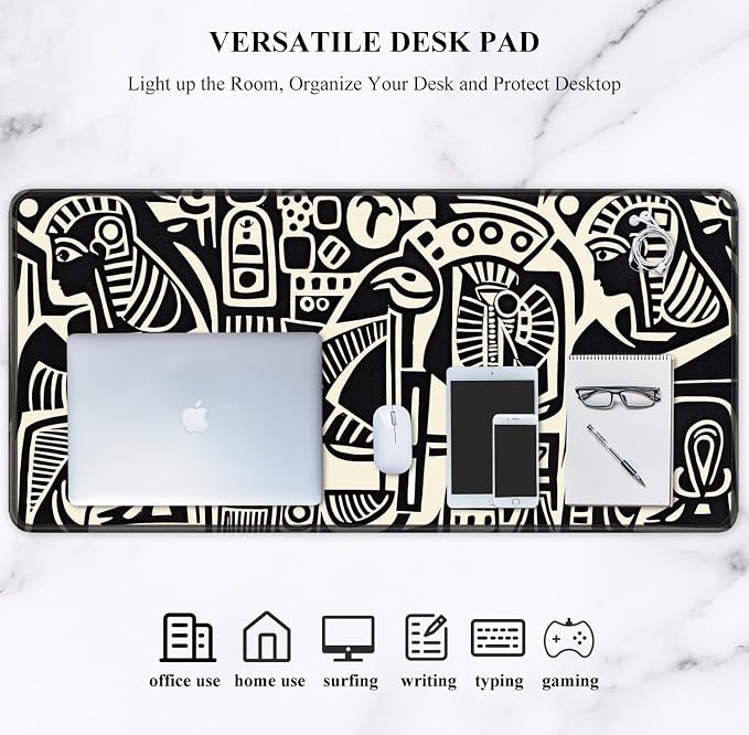 Auhoahsil Desk Mat, Ultra Large Mouse Pad, XXL Gaming Mousepad, Pretty Desk Pad - Image 7