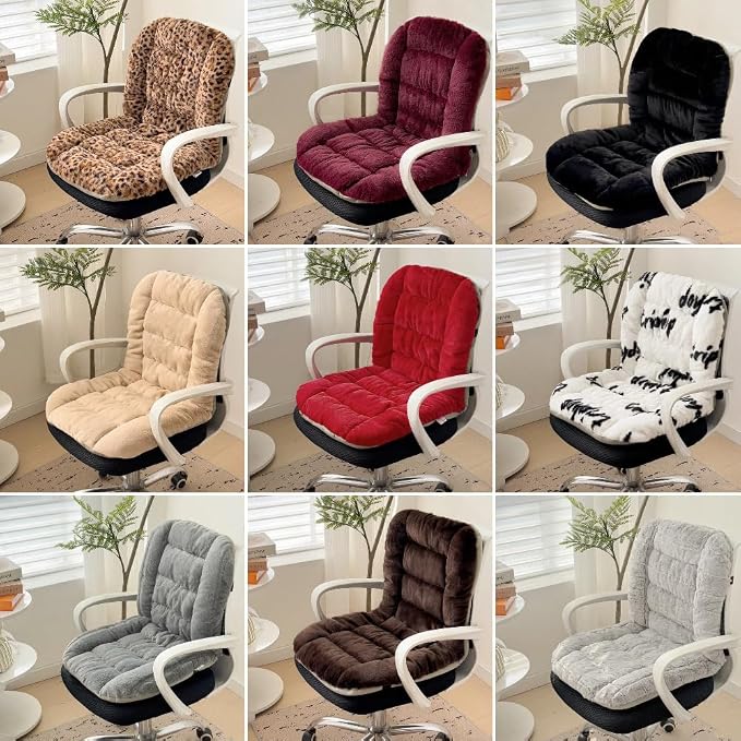 Office Seat Cushion with Back Support Plush Chair Pad - Image 7