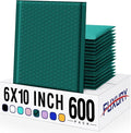 Fuxury Bubble Mailer 6x10 Inch 600 Pack Forest Green Bubble Mailers Bulk Thick by Fuxury