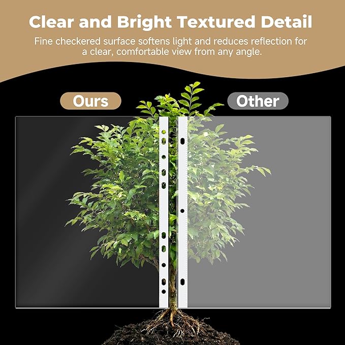 1080 Pack Clear Sheet Protectors 8.5 x 11 Inch, Plastic Page Sleeves - Image 6