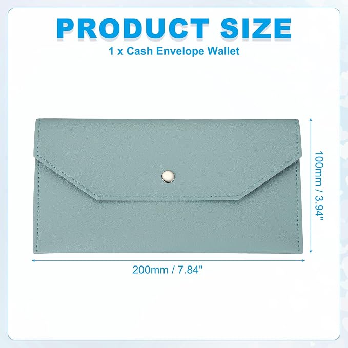 PATIKIL Cash Envelope Wallet, Budget Cash Holder Reusable Money Bag Pouch - Image 2
