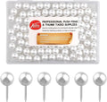 Push Pins 1/3 Inch Map Tacks 100-Count Large Size Pins Steel Point and Plastic by Yalis