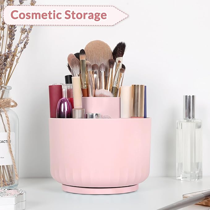 SKYDUE Makeup Organizer, Rotating Pencil Pen Holder - Image 6