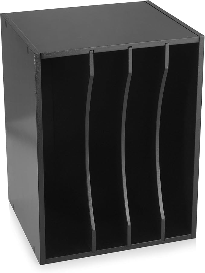 EMERIT Paper Organzier Wood Desktop Organizer Storage Letter Tray File Sorter - Image 5