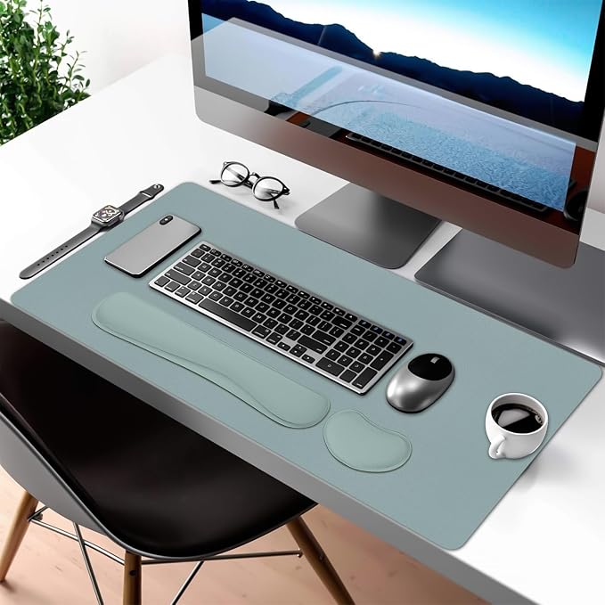 Desk Pad Mat Set, 3-in-1 Large Mouse Pads - Image 6