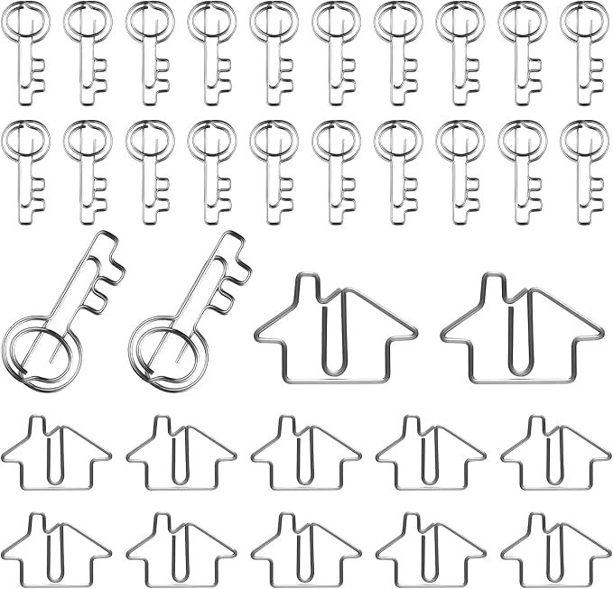 Hesena 120 Pcs Paper Clip Set, Real Estate Agent, Realtors Gifts by Hesena
