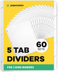 Paper Plan 3 Ring Binder Dividers by PaperPlan