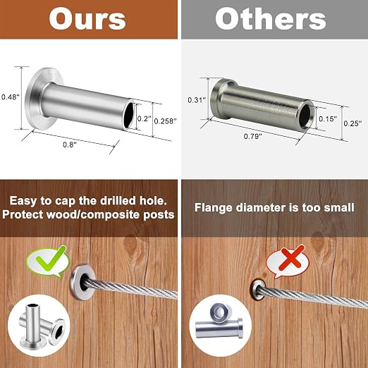 BLIKA 120 Pack Stainless Steel Protector Sleeves - Image 4