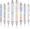 Ireer 8 Pcs Ballpoint Pens for Women 1.00 mm Cute Black Ink Fancy Pens Fine by Ireer