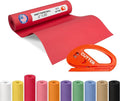 Christmas Red Kraft Paper Roll 12" x 1200" by IDLPackaging