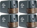 AFMAT 4 Pack Electric Pencil Sharpener, Heavy Duty Pencil Sharpener by AFMAT