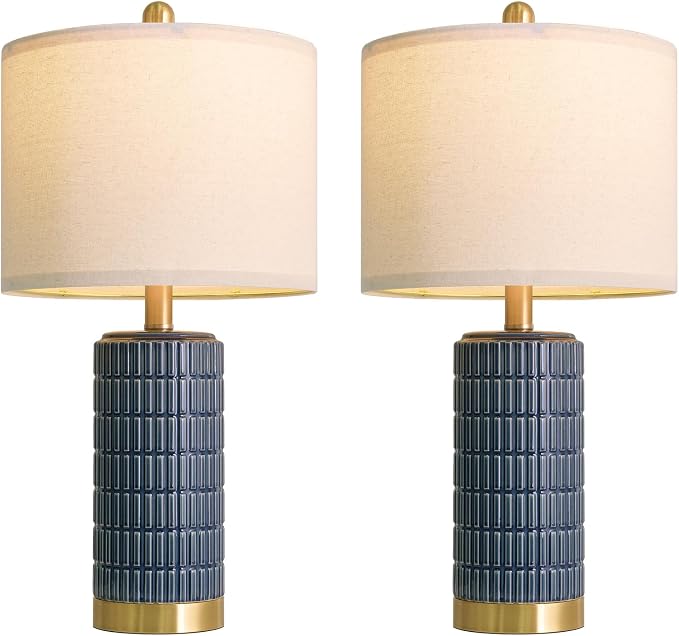 PoKat 21.5'' Bedside Table Lamps Set of 2 - Image 9