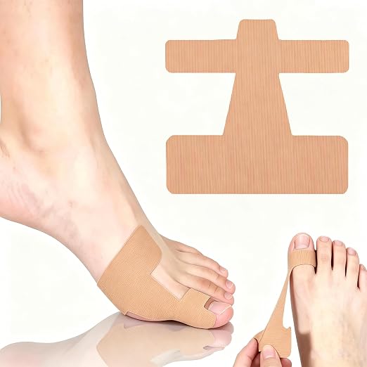 60PCS Pre‑Cut Bunion Corrector Kinesiology Tape– Elastic, Breathable & by Unknown