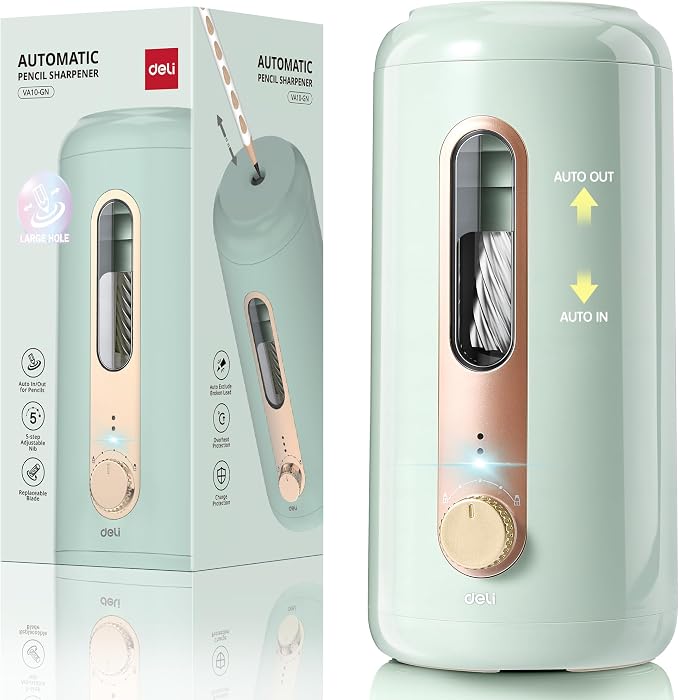 Electric Pencil Sharpener, Fully Automatic Pencil Sharpener by delioffice