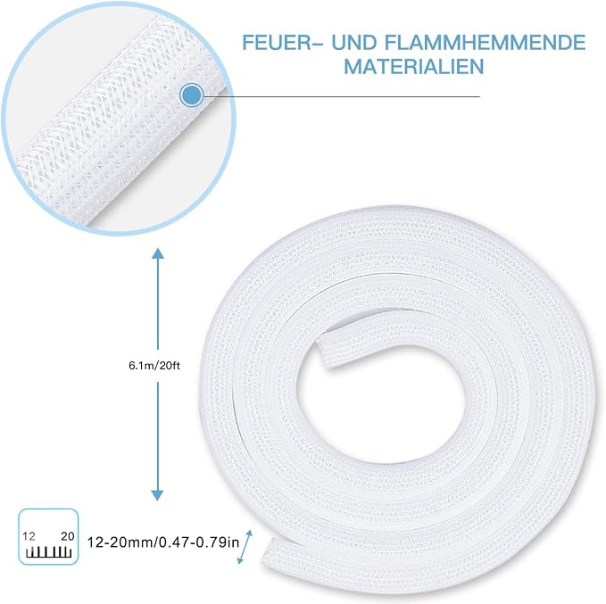 AGPTEK Cable Sleeve, 20ft - Image 7