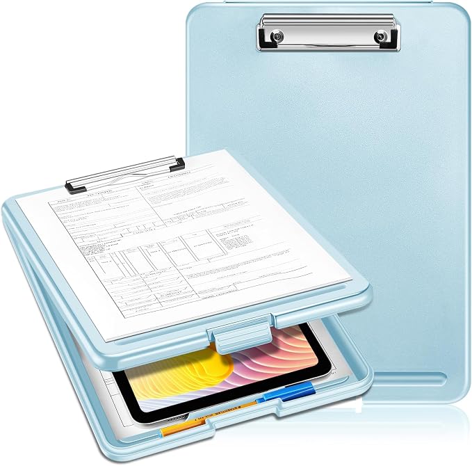 SITHON Nursing Clipboard with Storage, Heavy Duty Portable Writing Clipboard by SITHON