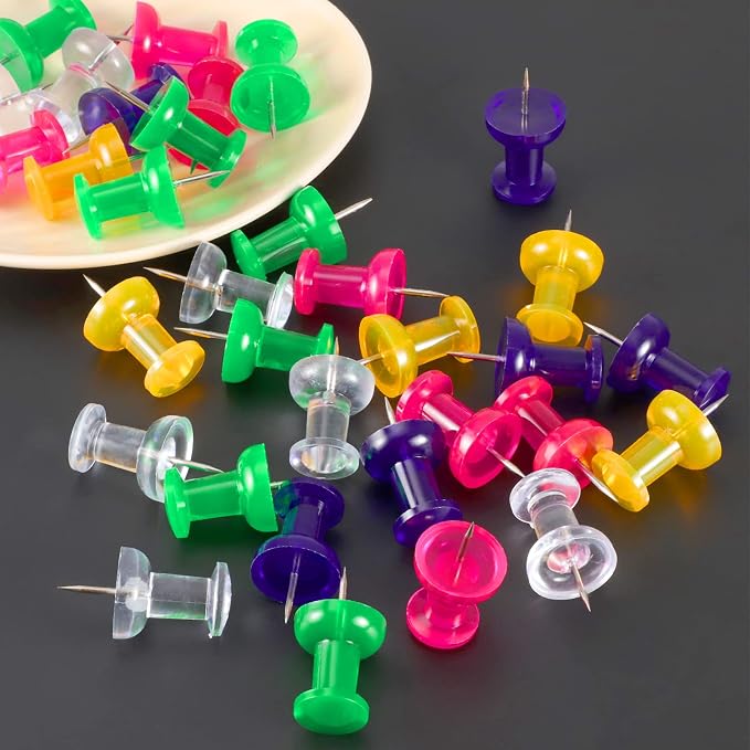 40 Count 1.8 Inch Jumbo Push Pins - Image 3