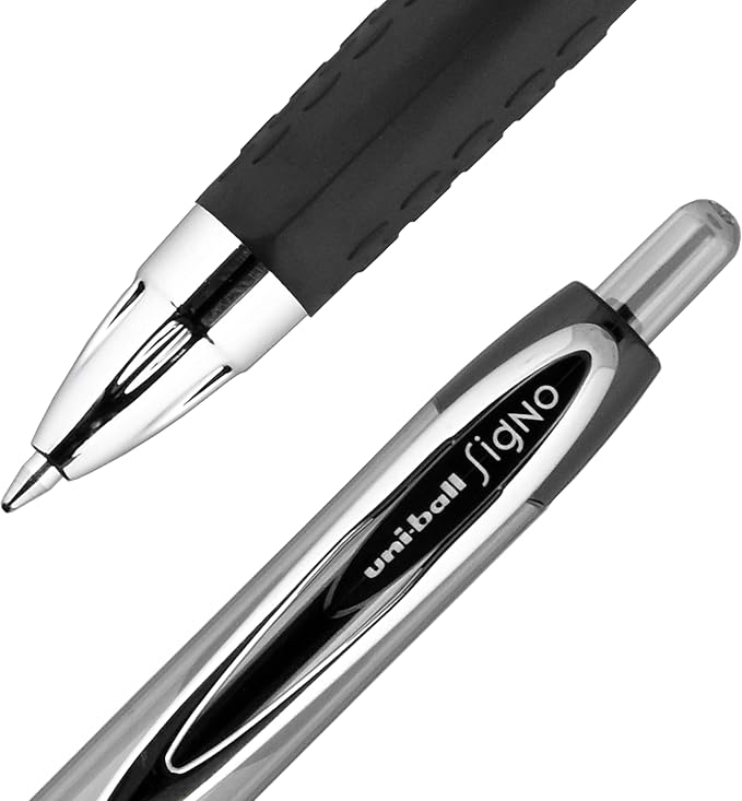Uni-Ball® 207™ Retractable Fraud Prevention Gel Pens, Bold Point, 1.0 mm - Image 4