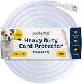 PROTECTO Heavy Duty Cord Protectors from Pets No Chew Solution, 7ft Easy to Use by protecto