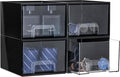 Vtopmart Black Small Stackable Storage Drawers, Cologne Organizer by Vtopmart
