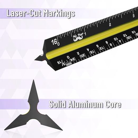 Mr. Pen- Architectural Scale Ruler, 12 Inch, Scale Ruler - Image 5