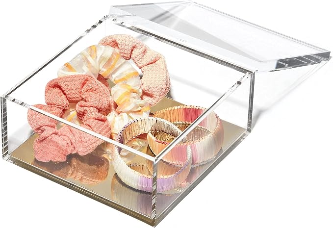 OfficeGoods Acrylic Desk Organizer w/Gold Base – Functional & Elegant Odds & - Image 6