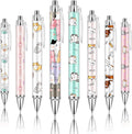 Ireer 8 Pcs Ballpoint Pens for Women 1.00 mm Cute Black Ink Fancy Pens Fine by Ireer