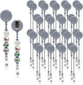 60pcs Gray Beadable Badge Reels Making Kits by Unknown