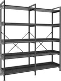 Huuger 5 Tier Bookshelf, Display Bookshelf by Huuger