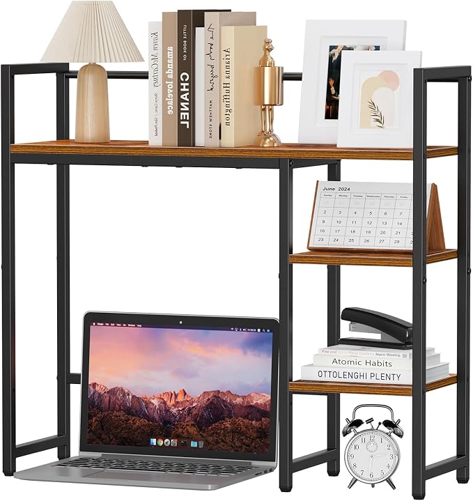 Snughome Desk Shelf, 31.9" Desktop Organizer Shelf, Desk Hutch by Snughome