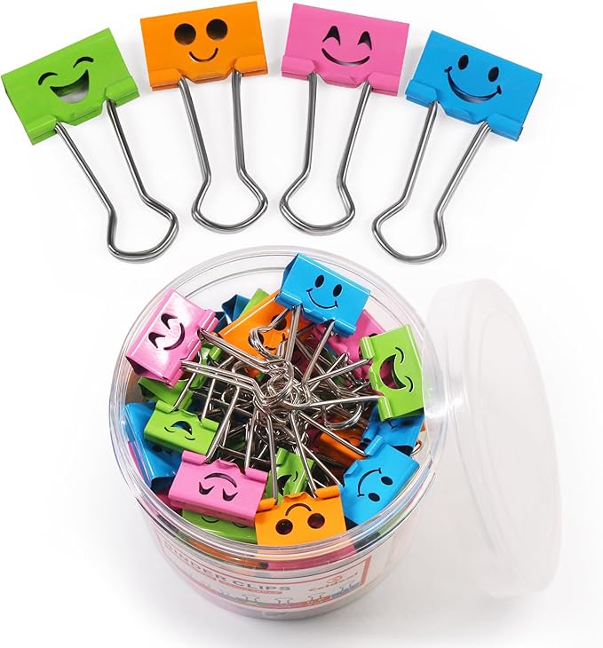 Coideal Smiling Binder Paper Clips by Coideal