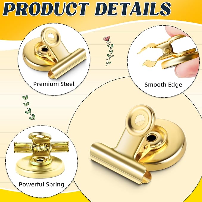 Grtard 6 Pack Magnetic Clips Heavy Duty, Magnet Clips - Image 3