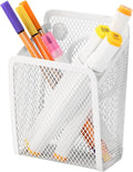 Magnetic Pencil Holder, Mesh Stainless Steel Pen Basket, Metal Writing Utensil by Sanpaint