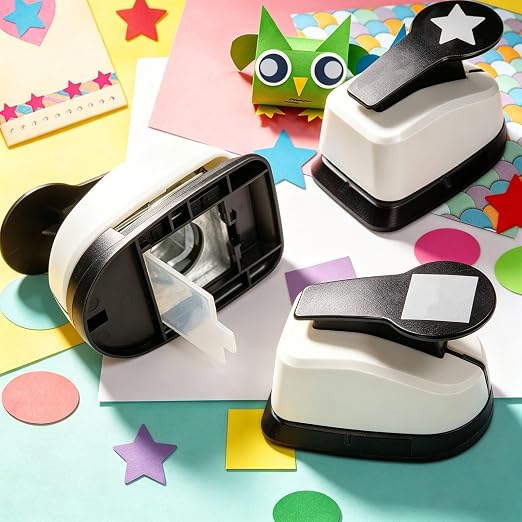 Square Hole Punch, Circle Punch, Star Hole Punches, 1 inch Square Puncher - Image 2