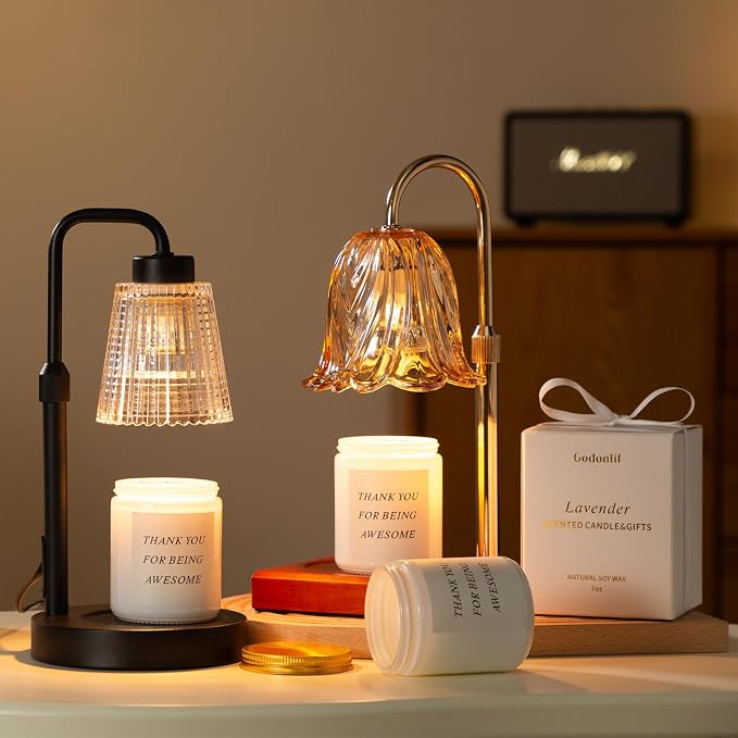 GODONLIF Gold Candle Warmer Lamp - Image 8