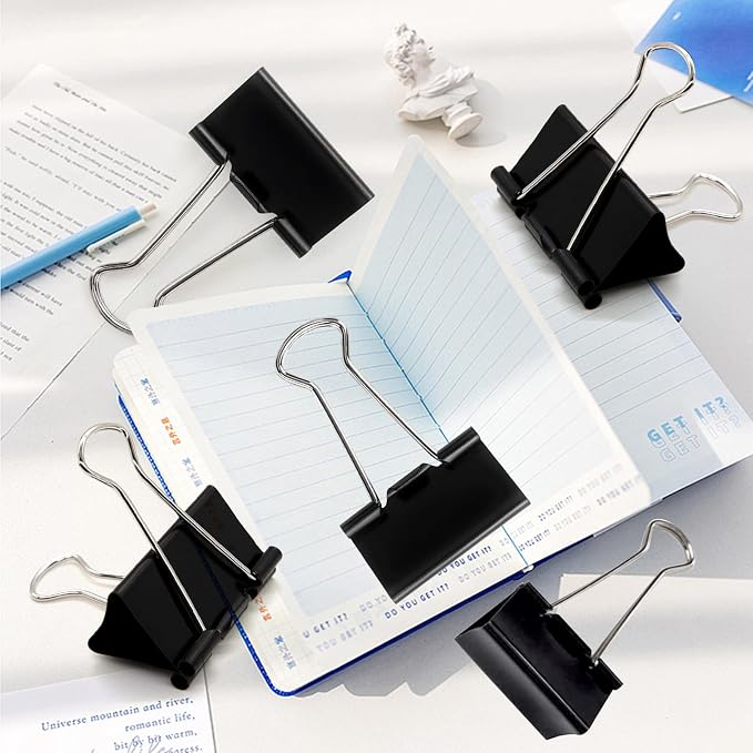 Large Binder Clips 2 Inch, Extra Large Binder Clips Big Paper Clamps Giant Clips - Image 7