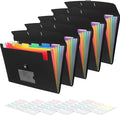 Accordian File Organizer 7 Pocket Expanding File Folder by RIEJIN