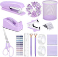 Office Supplies Set, Desk Accessories, Stapler And Tape Dispenser Set, Pen by musejoy