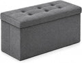 ALASDO 30 Inch Folding Storage Ottoman Bench by ALASDO