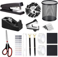 Office Supplies, Desk Accessories, Stapler and Tape Dispenser Set by musejoy