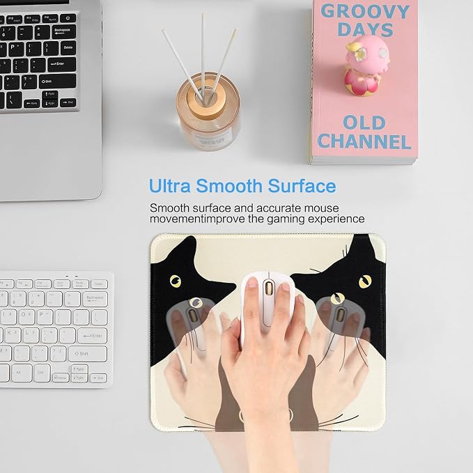 Funny Mouse pad Square Cute Mouse Mat - Image 4