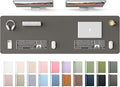 YSAGi Leather Desk Protector, Office Mat, Large Mouse Mat, Non-Slip PU Leather by YSAGi