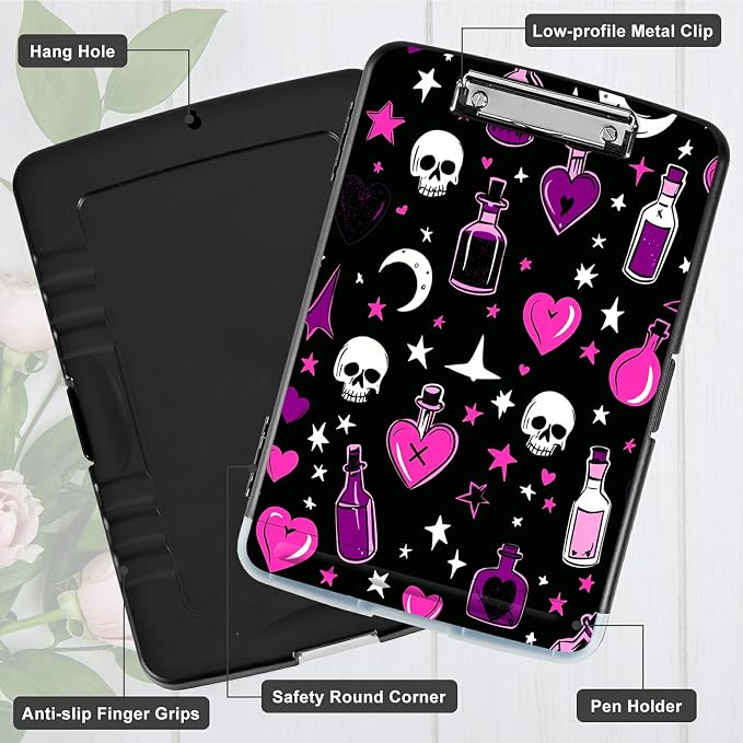 Purple Heart Wishing Bottle Clipboard - Image 5